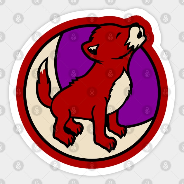 Lil' Coyotes Sticker by Carl Cordes